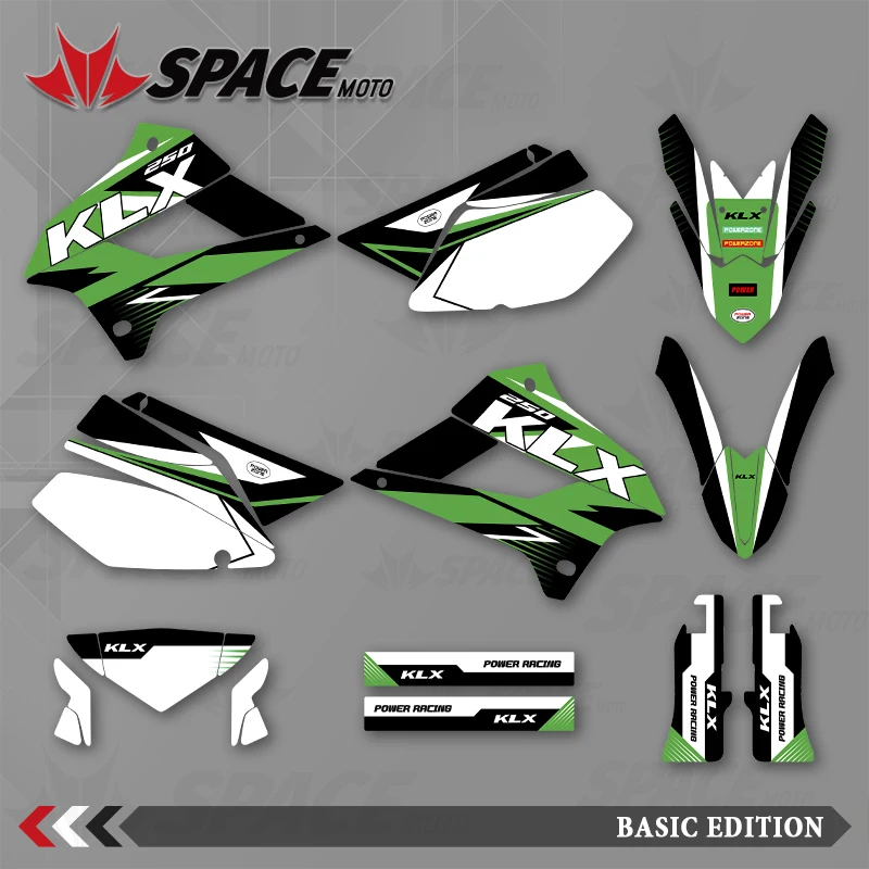 SPACE MOTO Graphics Background Decals Stickers Motorcycle For KAWASAKI 08-21KLX250
SPACE MOTO Graphics Background Decals Stickers Motorcycle For KAWASAKI 08-21KLX250