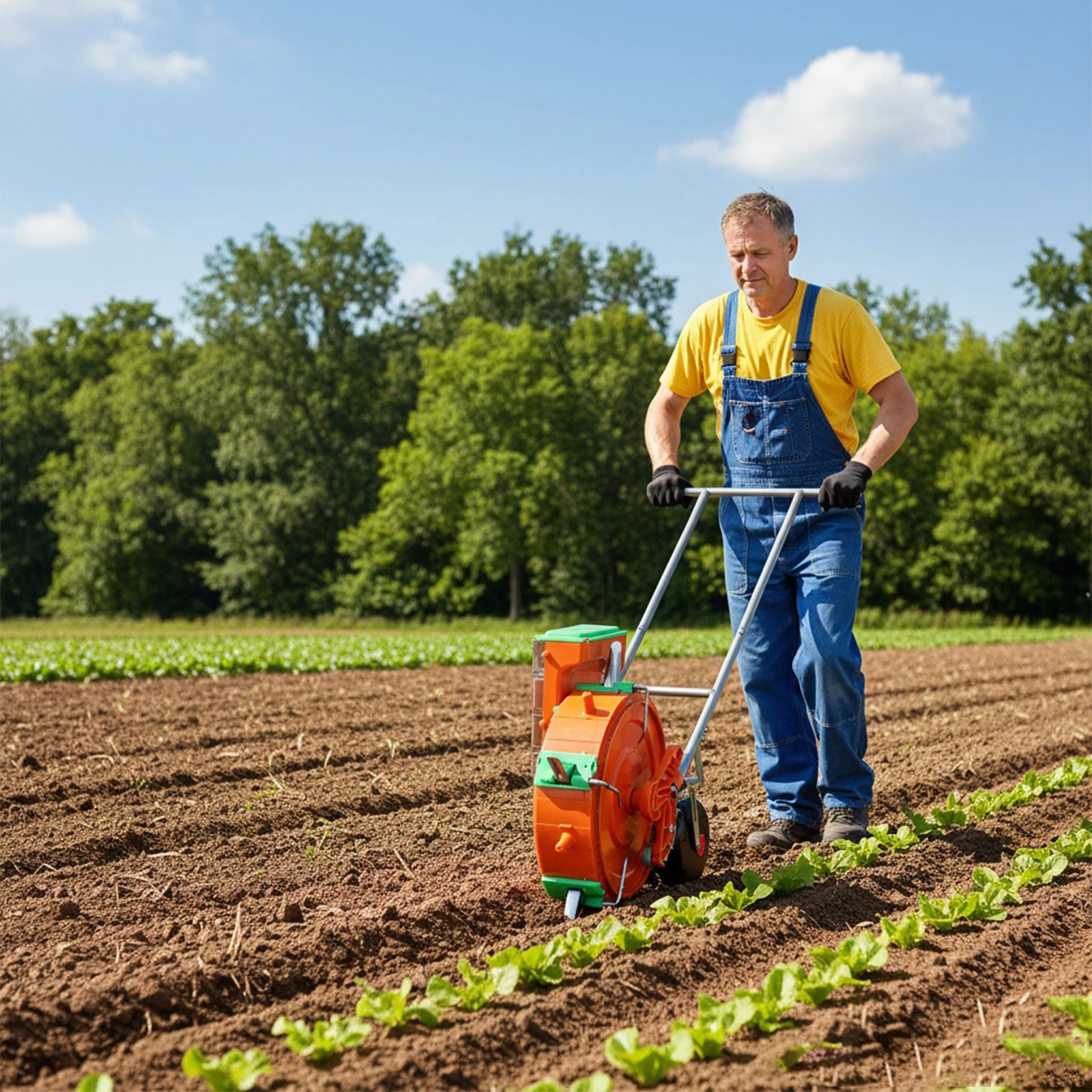 5 Holes Agricultural Seeds Dispenser Adjustable Depth Portable Roller Seeding Machine 33cm Spacing for Peanut Cotton Soybean
5 Holes Agricultural Seeds Dispenser Adjustable Depth Portable Roller Seeding Machine 33cm Spacing for Peanut Cotton Soybean