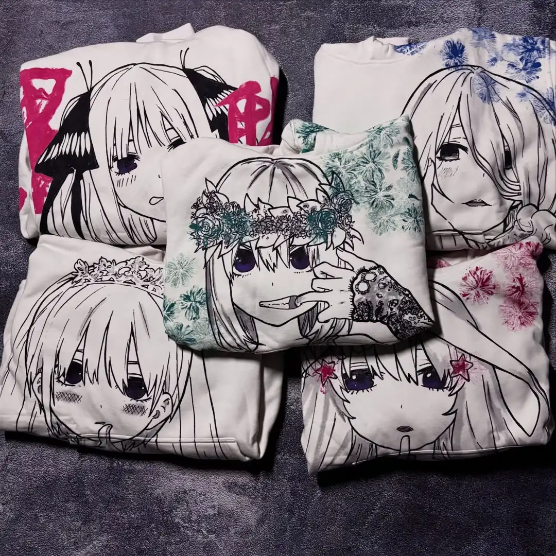Y2k Goth Quintuplets Anime Hoodie Harajuku Hip Hop Streetwear Grunge Sweatshirt Hoodies Women Tops Tracksuit Men Clothing
Y2k Goth Quintuplets Anime Hoodie Harajuku Hip Hop Streetwear Grunge Sweatshirt Hoodies Women Tops Tracksuit Men Clothing