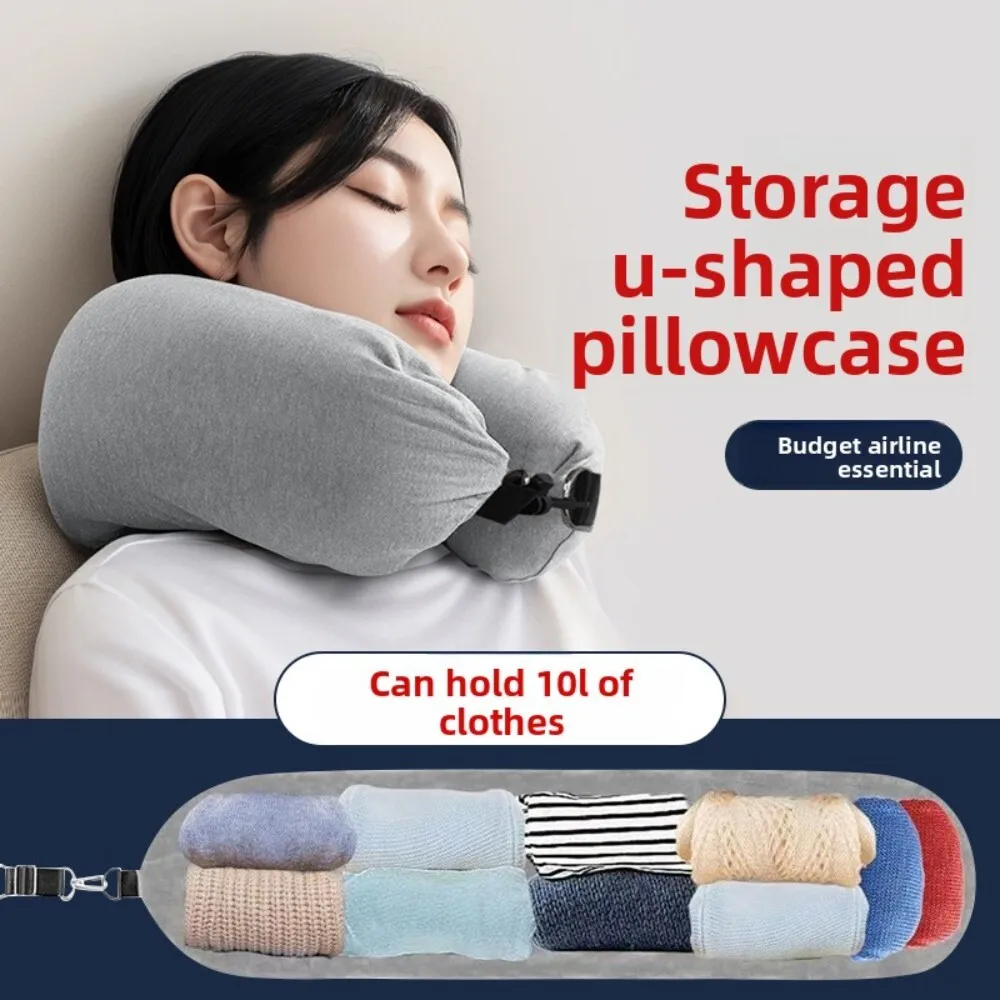 Travel Fillable Clothes Luggage Pillowcase Stuffed Multifunctional Neck U Shaped Pillow for Camping Hiking Outdoor Use 124
Travel Fillable Clothes Luggage Pillowcase Stuffed Multifunctional Neck U Shaped Pillow for Camping Hiking Outdoor Use 124