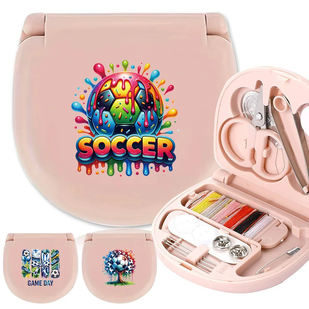 Premium Sewing Kit With Manicure Set Portable 2-in-1 Travel Sewing & Nail Care Kit For Camping Emergency Use Home Soccer Pattern
Premium Sewing Kit With Manicure Set Portable 2-in-1 Travel Sewing & Nail Care Kit For Camping Emergency Use Home Soccer Pattern