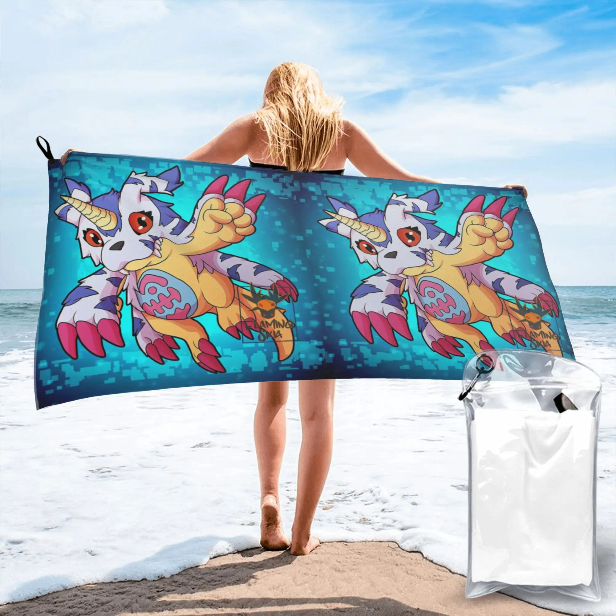 Пляжное полотенце Digimon из мягкой микрофибры, быстросохнущее, впитывающее, для альпинизма
Пляжное полотенце Digimon из мягкой микрофибры, быстросохнущее, впитывающее, для альпинизма