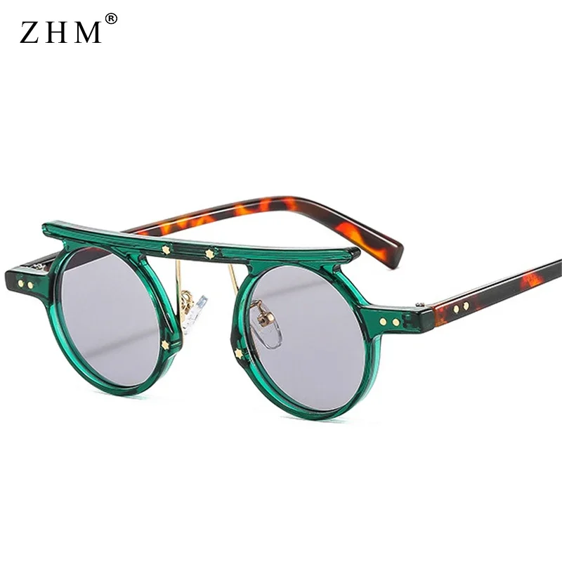 Fashion Small Frame Round Punk Sunglasses Women Retro Clear Ocean Gradient Lens Hip hop UV400 Men Double Color Rivets Sun Glasse
Fashion Small Frame Round Punk Sunglasses Women Retro Clear Ocean Gradient Lens Hip hop UV400 Men Double Color Rivets Sun Glasse