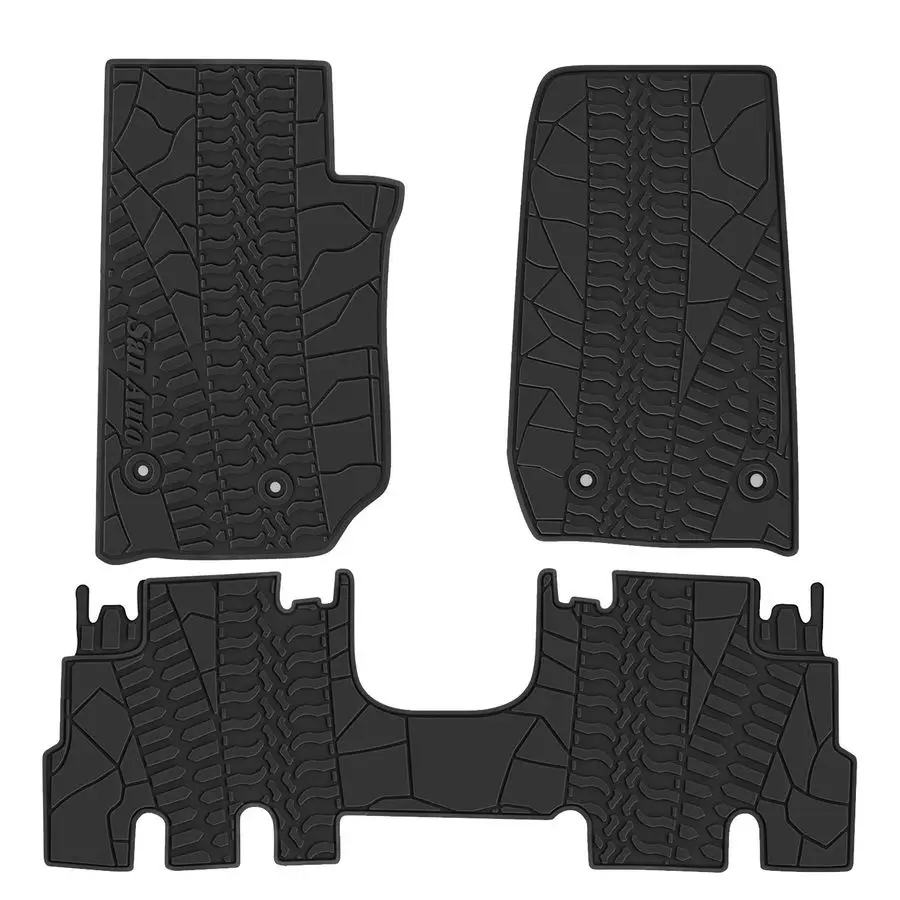 Floor Mat for Jeep Wrangler 4 Door Sahara Rubicon JK 2014 2015 2016 2017 2018 Full Set 4 Pieces Custom Fit Full Black Rubber Aut
Floor Mat for Jeep Wrangler 4 Door Sahara Rubicon JK 2014 2015 2016 2017 2018 Full Set 4 Pieces Custom Fit Full Black Rubber Aut