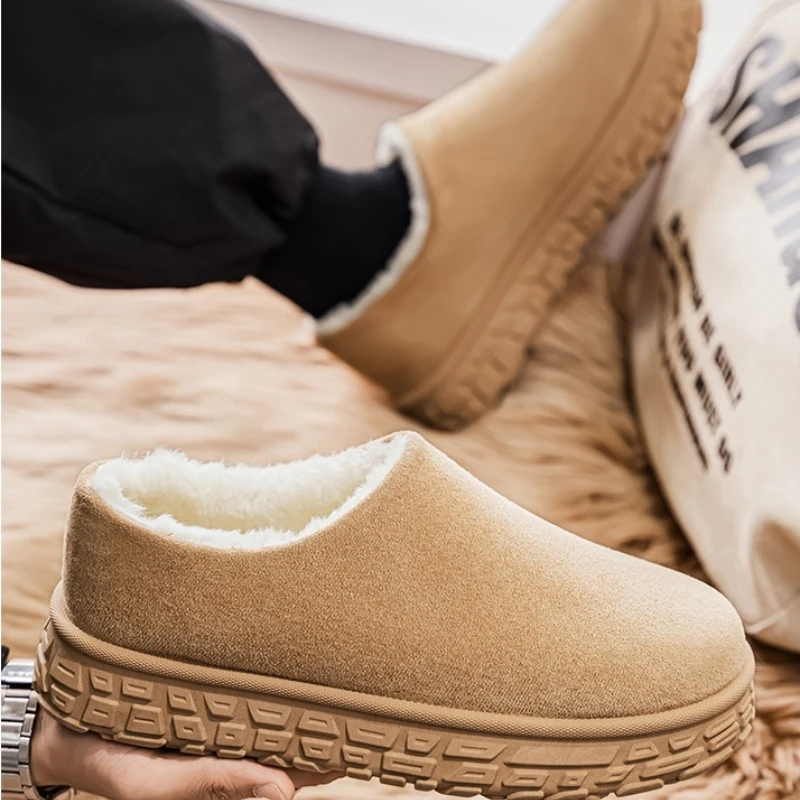 Winter New Large-sized Round-head Fashionable Men's Indoor Silent Wearable Warm Fleece Anti-slip Casual Couple Cotton Slippers
Winter New Large-sized Round-head Fashionable Men's Indoor Silent Wearable Warm Fleece Anti-slip Casual Couple Cotton Slippers