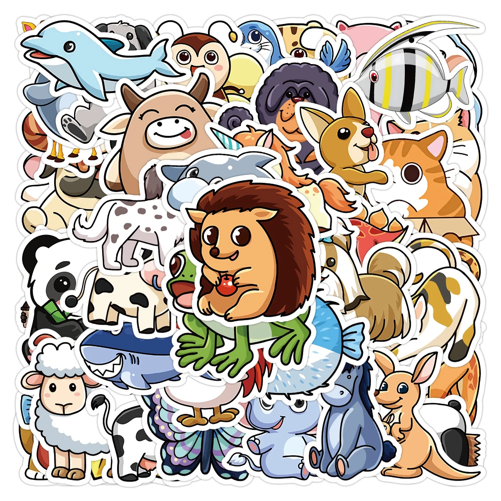 10/30/50pcs Mix Kawaii Animal Cartoon Stickers Funny Graffiti Sticker Waterproof Suitcase Skateboard Phone Bike Kid Toys Decals
10/30/50pcs Mix Kawaii Animal Cartoon Stickers Funny Graffiti Sticker Waterproof Suitcase Skateboard Phone Bike Kid Toys Decals