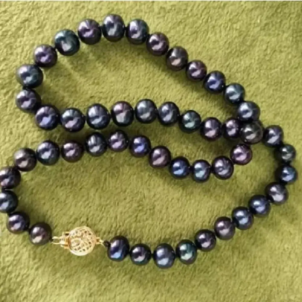 Ожерелье из жемчуга 18 дюймов, настоящая ААА Акойя, 8-9 мм, таитянский черный цвет 925S, бесплатная доставка
Ожерелье из жемчуга 18 дюймов, настоящая ААА Акойя, 8-9 мм, таитянский черный цвет 925S, бесплатная доставка