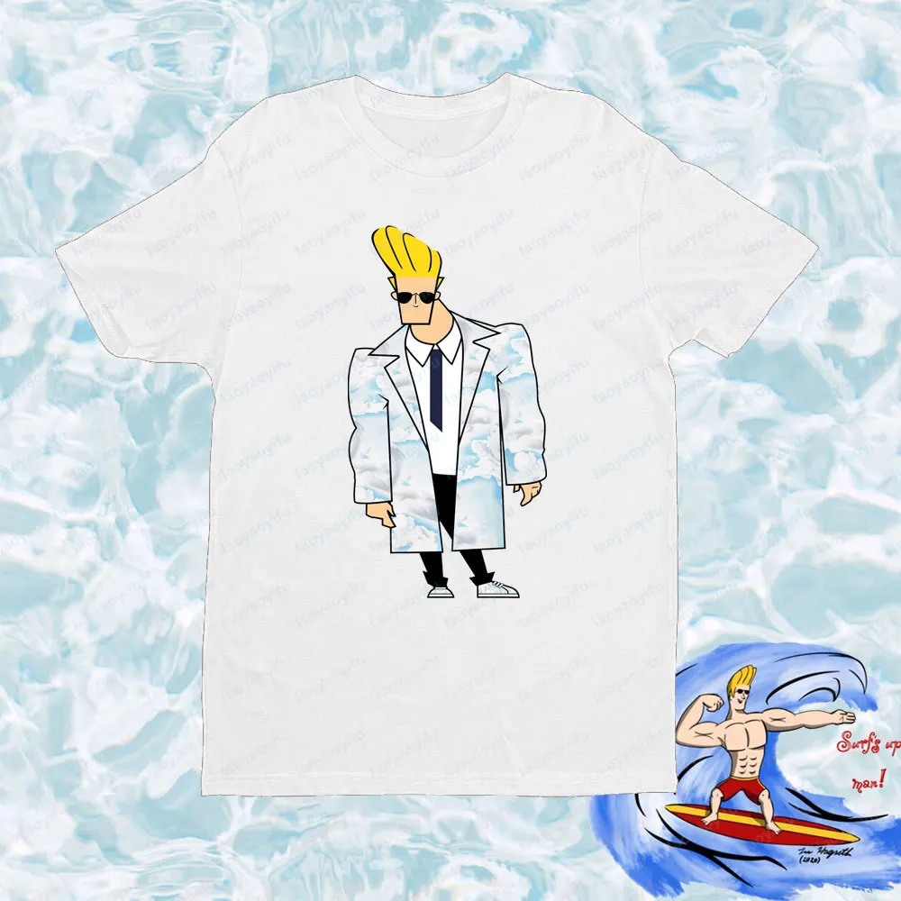 Футболки с героями мультфильмов GYM Johnny Bravo, забавная разные одежды, футболка с принтом Джонни, мужская винтажная хлопковая футболка с круглым вырезом 90-х годов и коротким рукавом
Футболки с героями мультфильмов GYM Johnny Bravo, забавная разные одежды, футболка с принтом Джонни, мужская винтажная хлопковая футболка с круглым вырезом 90-х годов и коротким рукавом