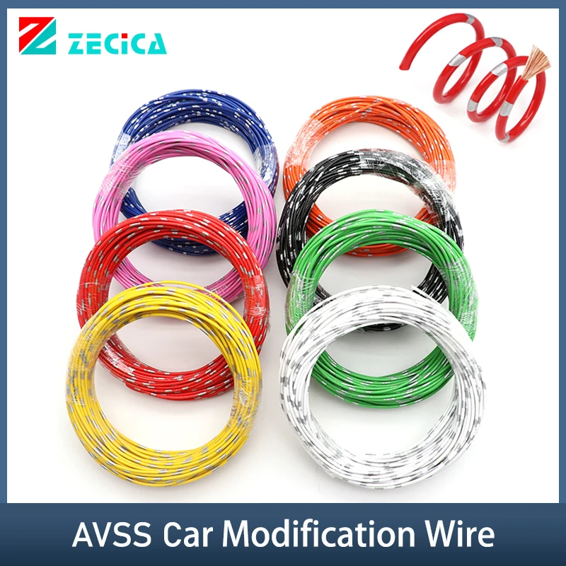 5/10M AVSS Car Speaker Audio Cable Sq0.3mm-2.5mm Thin PVC Insulated Pure Copper Wire Line DIY Automotive Wires Power Cord
5/10M AVSS Car Speaker Audio Cable Sq0.3mm-2.5mm Thin PVC Insulated Pure Copper Wire Line DIY Automotive Wires Power Cord