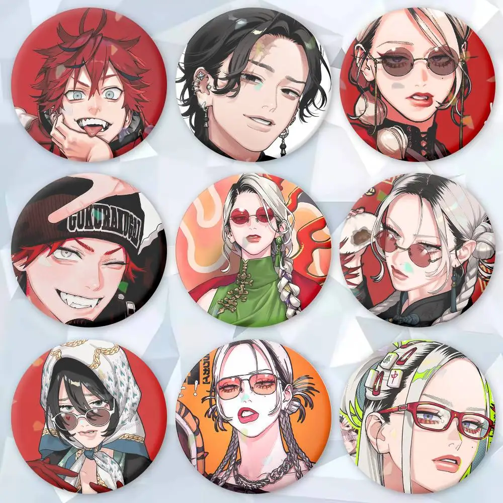 Manga G-Gokurakugai Badges Creative Tinplate Button PinsBrooch Badge Clothes Backpack
Manga G-Gokurakugai Badges Creative Tinplate Button PinsBrooch Badge Clothes Backpack