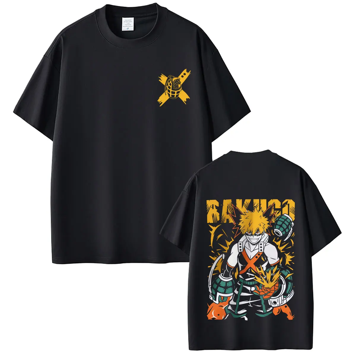 Anime My Hero Academia Bakugou Katsuki T-shirt Men Women Casual Retro Oversized Streetwear Summer Male Cartoon Funny T Shirts
Anime My Hero Academia Bakugou Katsuki T-shirt Men Women Casual Retro Oversized Streetwear Summer Male Cartoon Funny T Shirts