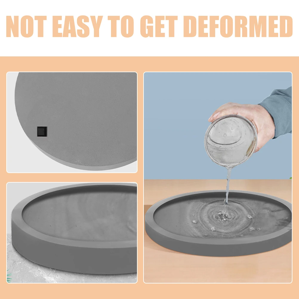 Cement Planter Saucer Round Plastic Tray 20cm Diameter Durable Plant Accessories Water Catcher Drainage Flower Pot Base 
Cement Planter Saucer Round Plastic Tray 20cm Diameter Durable Plant Accessories Water Catcher Drainage Flower Pot Base