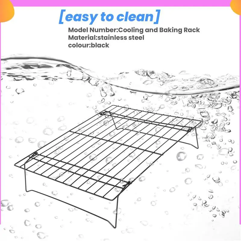 A23P 3 Layers Stackable Cooling Rack Metal Cake Cookie Biscuits Bread Cooling Rack Net Mat Holder Dry Cooler For Cooking
A23P 3 Layers Stackable Cooling Rack Metal Cake Cookie Biscuits Bread Cooling Rack Net Mat Holder Dry Cooler For Cooking