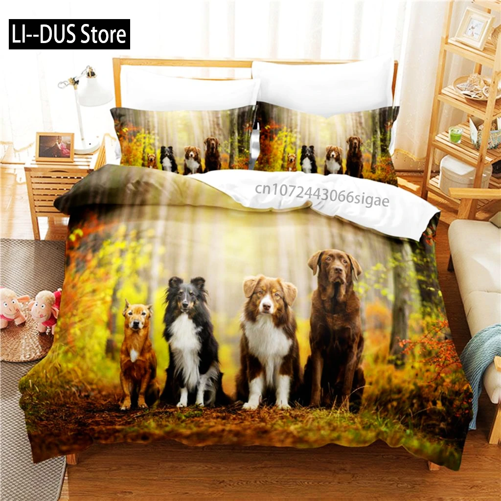 Cute Puppy Bedding Set Duvet Cover Set 3d Bedding Digital Printing Queen Size Bedding Set Fashion Design
Cute Puppy Bedding Set Duvet Cover Set 3d Bedding Digital Printing Queen Size Bedding Set Fashion Design