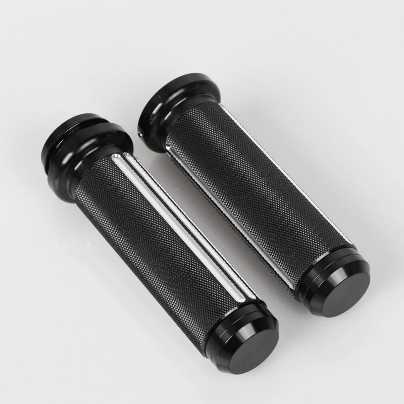 A029-Black CNC 1In Handlebar Electronic Throttle Hand Grips For Touring FLHR FXDLS FXSE FLSTNSE Motorcycle Handlecover
A029-Black CNC 1In Handlebar Electronic Throttle Hand Grips For Touring FLHR FXDLS FXSE FLSTNSE Motorcycle Handlecover