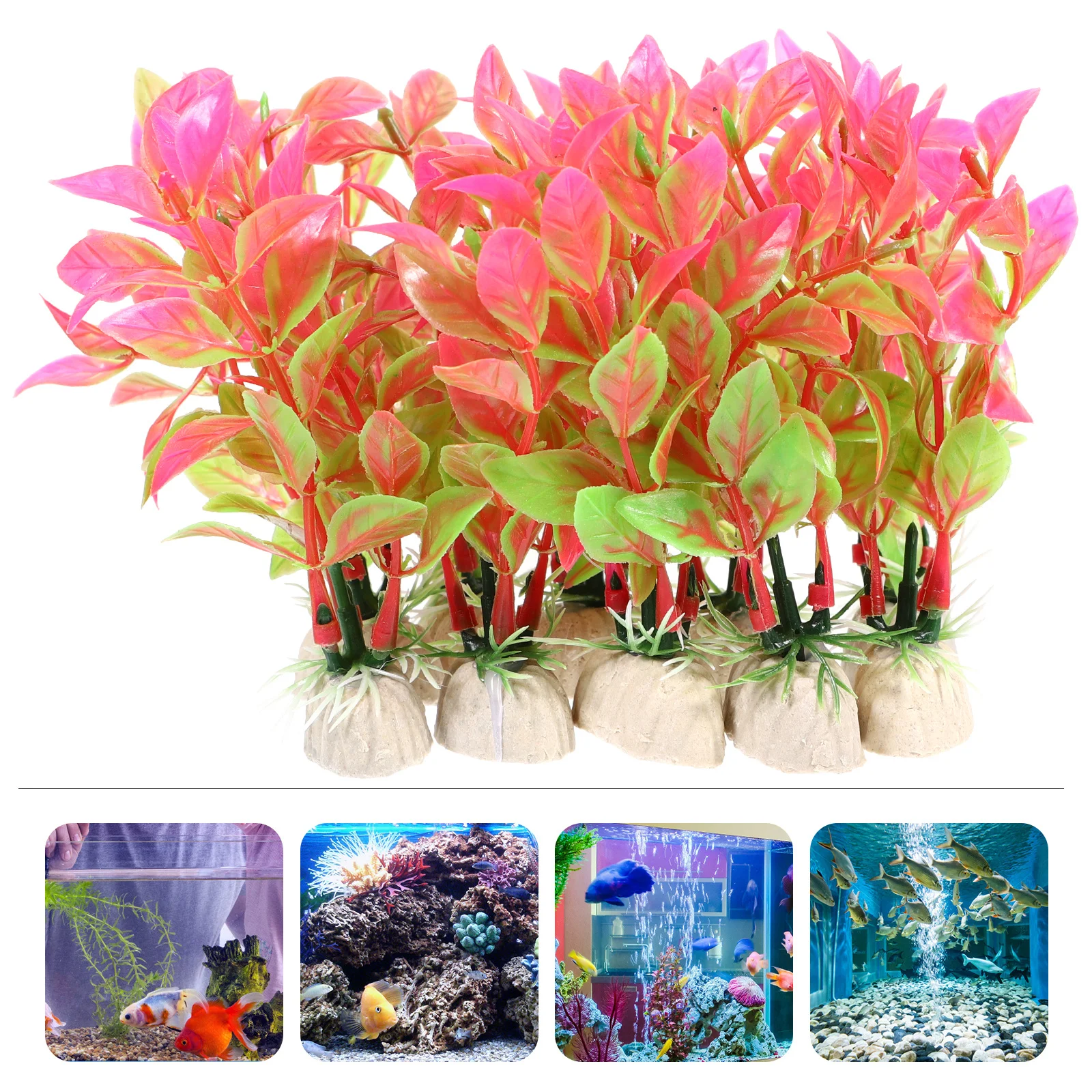 20pcs Artificial Aquarium Plants For Betta Fish Pvc Fake Plants Fish Tank Decorations Landscape Supplies Plastic Plant Decor
20pcs Artificial Aquarium Plants For Betta Fish Pvc Fake Plants Fish Tank Decorations Landscape Supplies Plastic Plant Decor