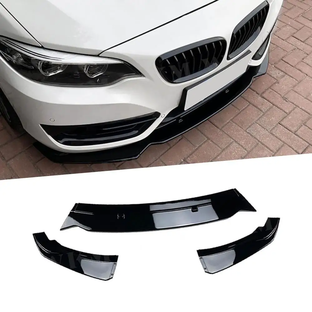 ABS Carbon Look Front Bumper Lip Chin Spoiler 3PCS for BMW 2 Series F22 Standard 2014-2021 Rear Lip Guard Gloss Black
ABS Carbon Look Front Bumper Lip Chin Spoiler 3PCS for BMW 2 Series F22 Standard 2014-2021 Rear Lip Guard Gloss Black