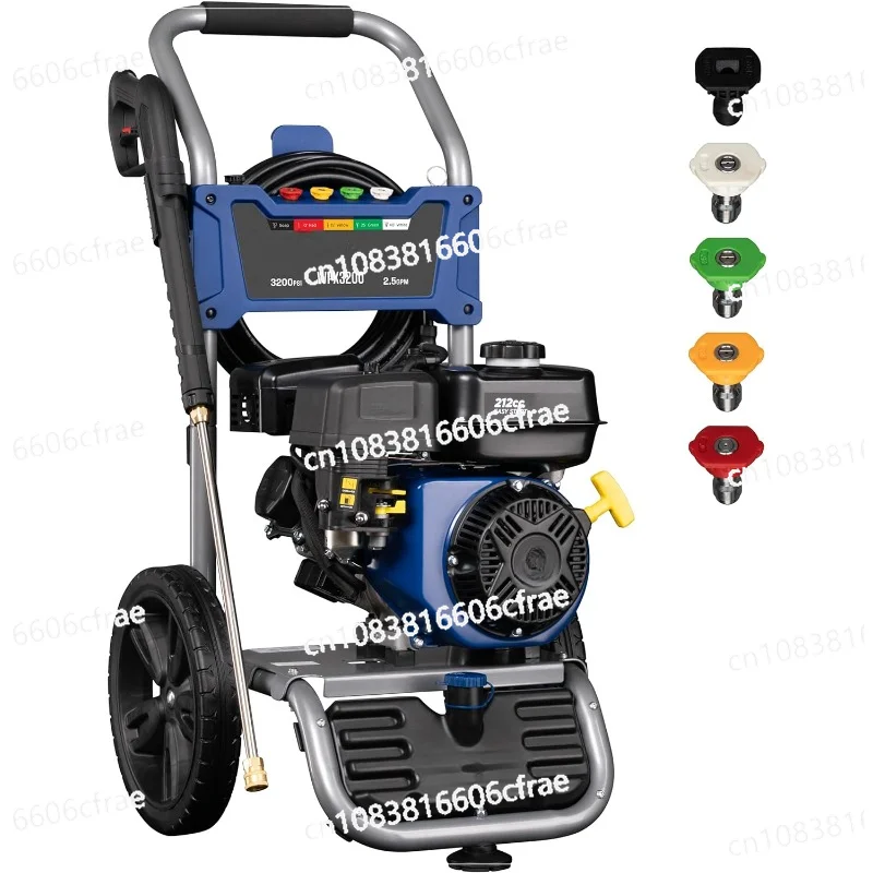 WPX3200 Gas Pressure Washer, 3200 PSI and 2.5 Max GPM, Onboard Soap Tank, Spray Gun
WPX3200 Gas Pressure Washer, 3200 PSI and 2.5 Max GPM, Onboard Soap Tank, Spray Gun
