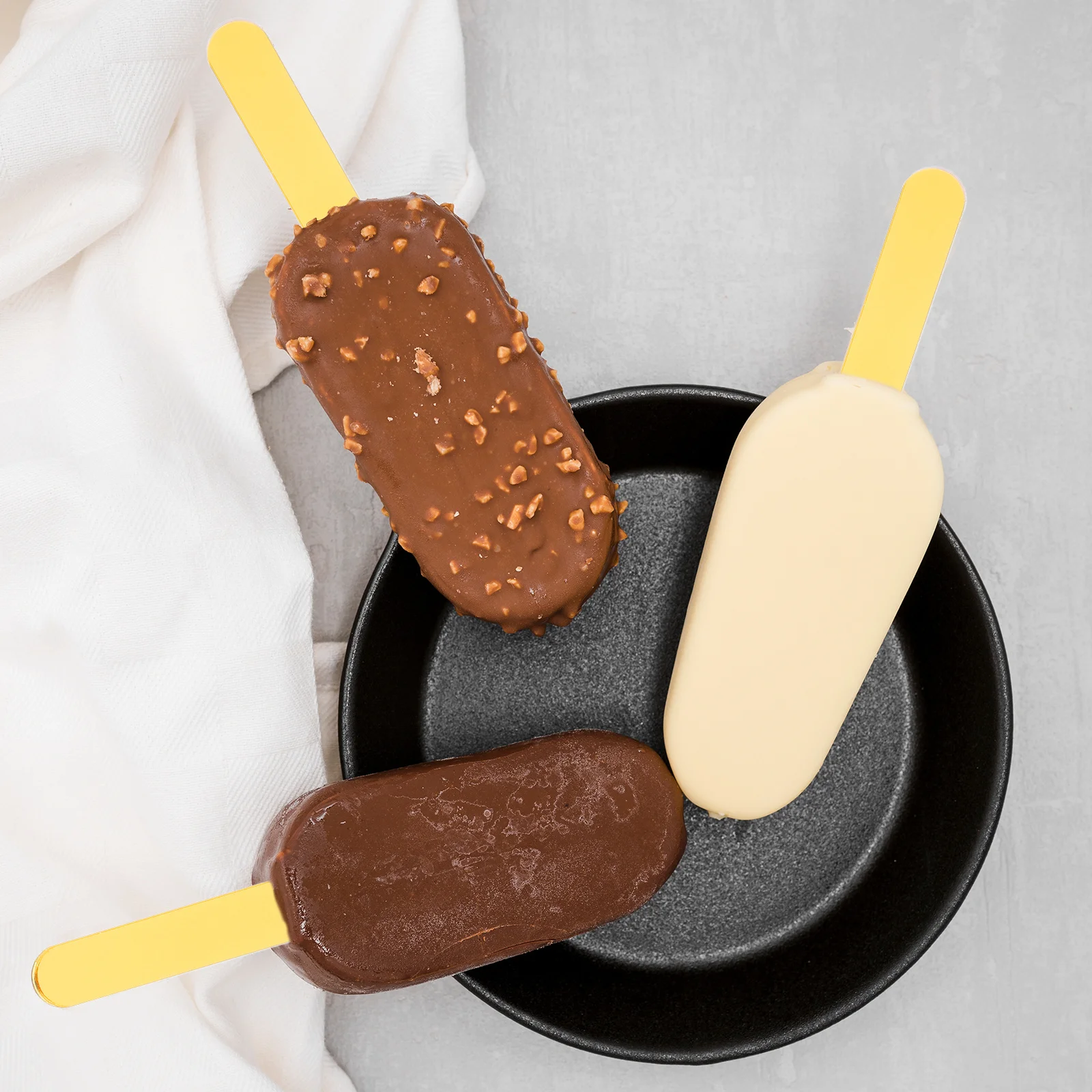 30Pcs Acrylic Ice Cream Sticks Lightweight Reusable Smooth Surface Burr Free DIY Popsicles Ice Candy Craft Sticks
30Pcs Acrylic Ice Cream Sticks Lightweight Reusable Smooth Surface Burr Free DIY Popsicles Ice Candy Craft Sticks