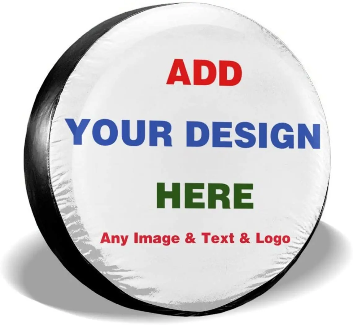 TEESOBUNNY Custom Spare Tire Cover, Add Your Own Personalized Image Text Protector Waterproof Wheel Cover Universal Fit for Trai
TEESOBUNNY Custom Spare Tire Cover, Add Your Own Personalized Image Text Protector Waterproof Wheel Cover Universal Fit for Trai