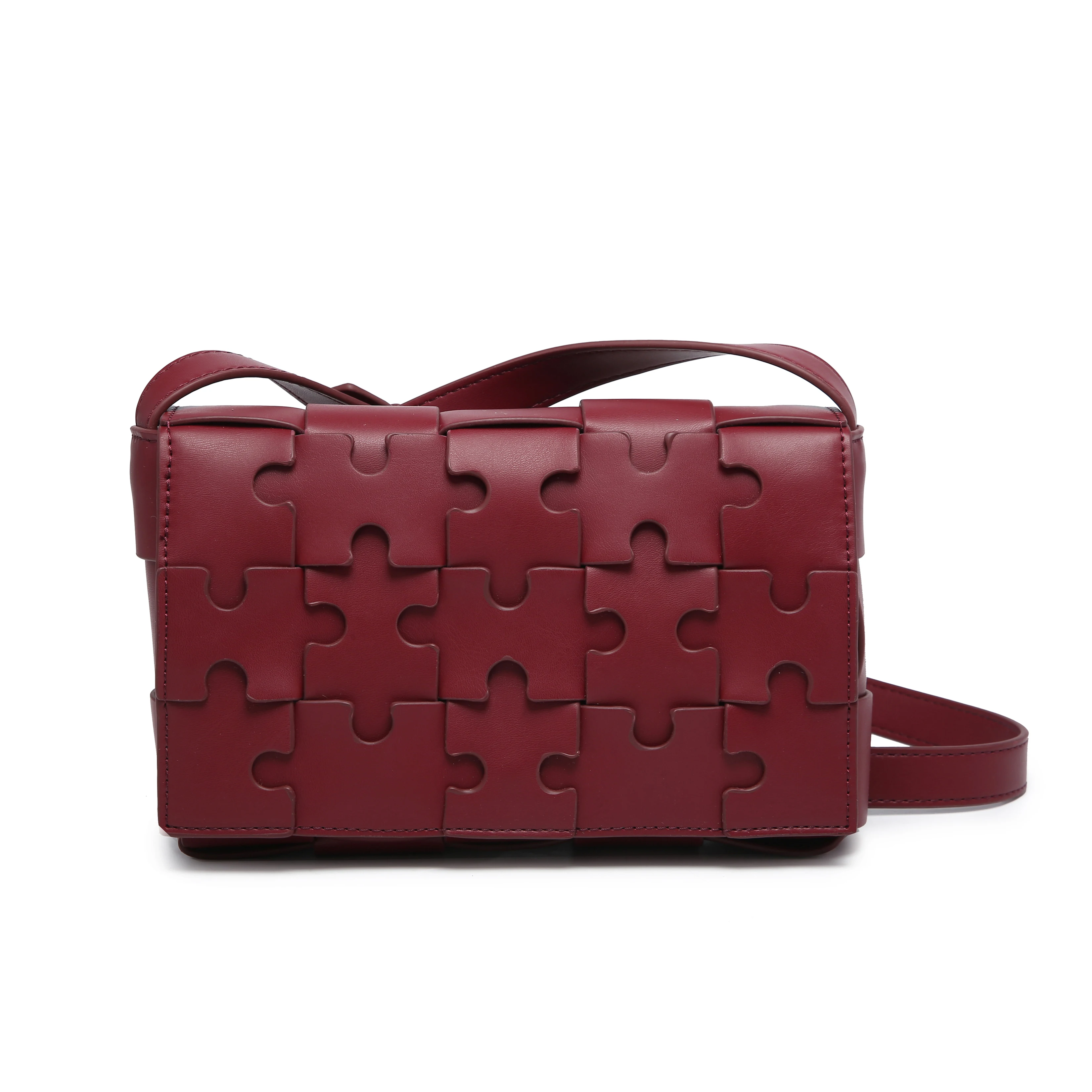 New 2025 Puzzle Bags 2d 3d Red Brown Women's Handbags Luxury Design Shoulder Crossbody Bags Woven Handbags and Purses Ladies
New 2025 Puzzle Bags 2d 3d Red Brown Women's Handbags Luxury Design Shoulder Crossbody Bags Woven Handbags and Purses Ladies
