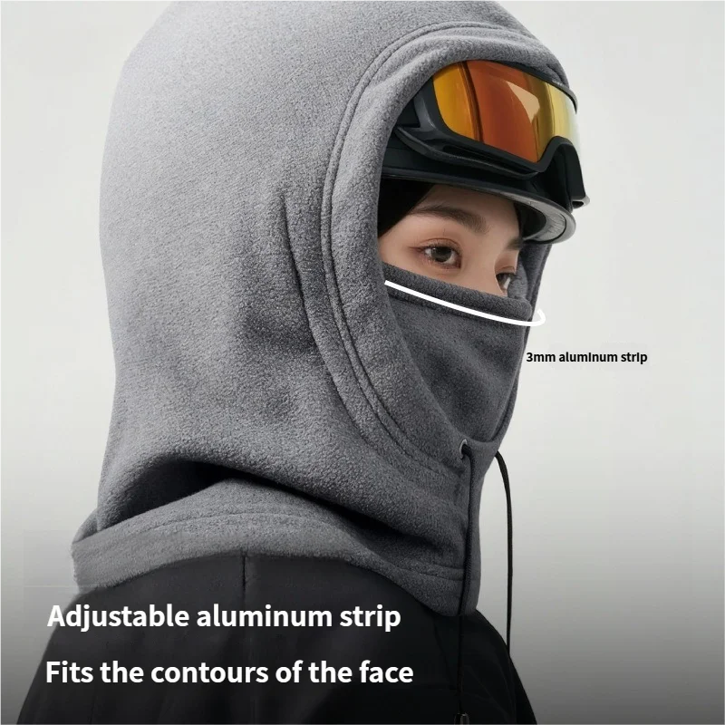 Зимняя флисовая Балаклава 3-в-1 для катания на лыжах и электронных велосипедах. Ветрозащитный, антифриз, утолщенный. 
Зимняя флисовая Балаклава 3-в-1 для катания на лыжах и электронных велосипедах. Ветрозащитный, антифриз, утолщенный.