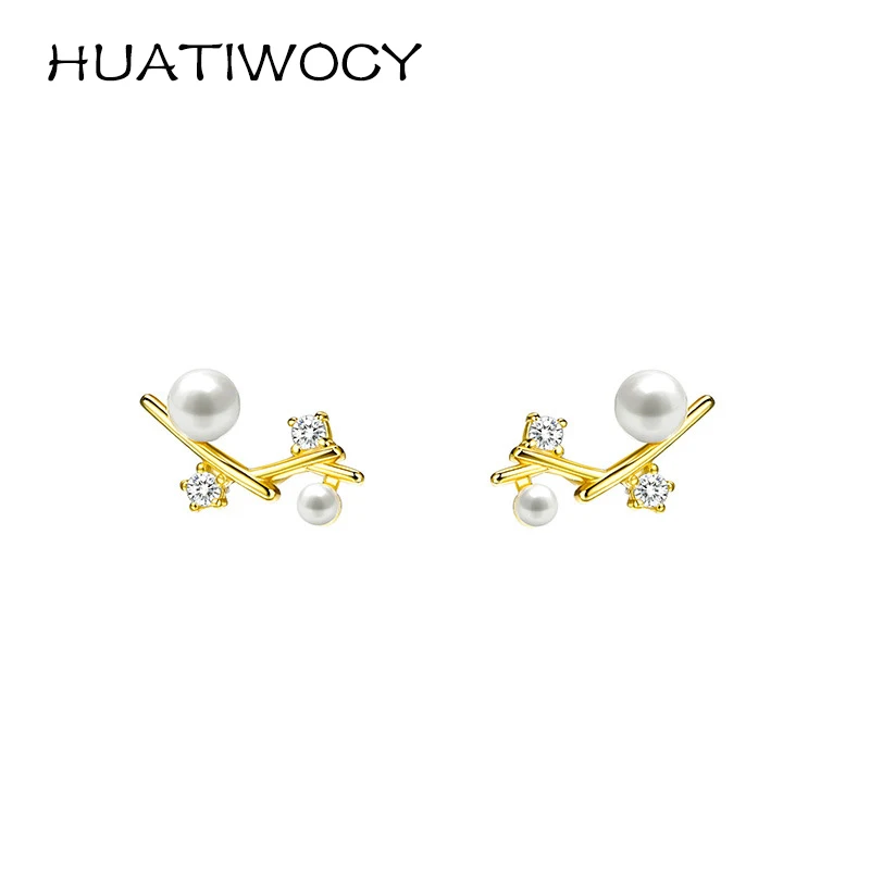 Fashion Pearl Zircon Gemstone Stud Earrings 925 Silver Jewelry Ear Accessories for Women Wedding Party Bridal Gifts Wholesale
Fashion Pearl Zircon Gemstone Stud Earrings 925 Silver Jewelry Ear Accessories for Women Wedding Party Bridal Gifts Wholesale