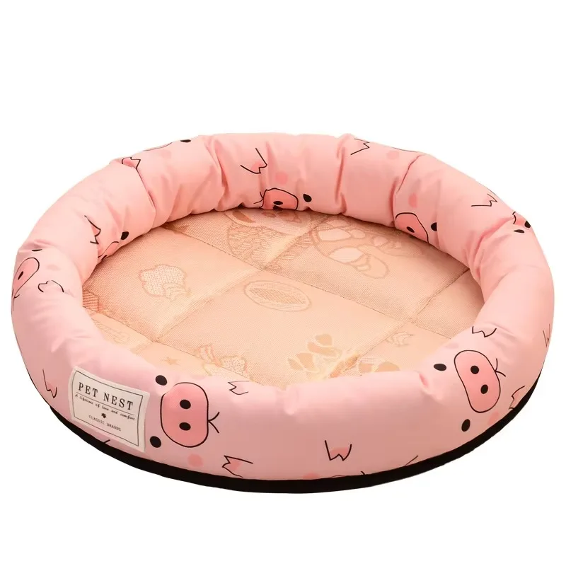Summer Watermelon Pet Bed Ice Silk Mat Cooling Breathable Physical Cooling Round Nest for Small Medium Dogs Cats
Summer Watermelon Pet Bed Ice Silk Mat Cooling Breathable Physical Cooling Round Nest for Small Medium Dogs Cats