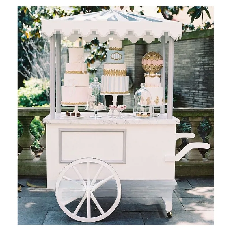 Customized Wooden Flower Candy Cart Wedding Children Christmas Dessert Party Cart Decoration dessert cart
Customized Wooden Flower Candy Cart Wedding Children Christmas Dessert Party Cart Decoration dessert cart