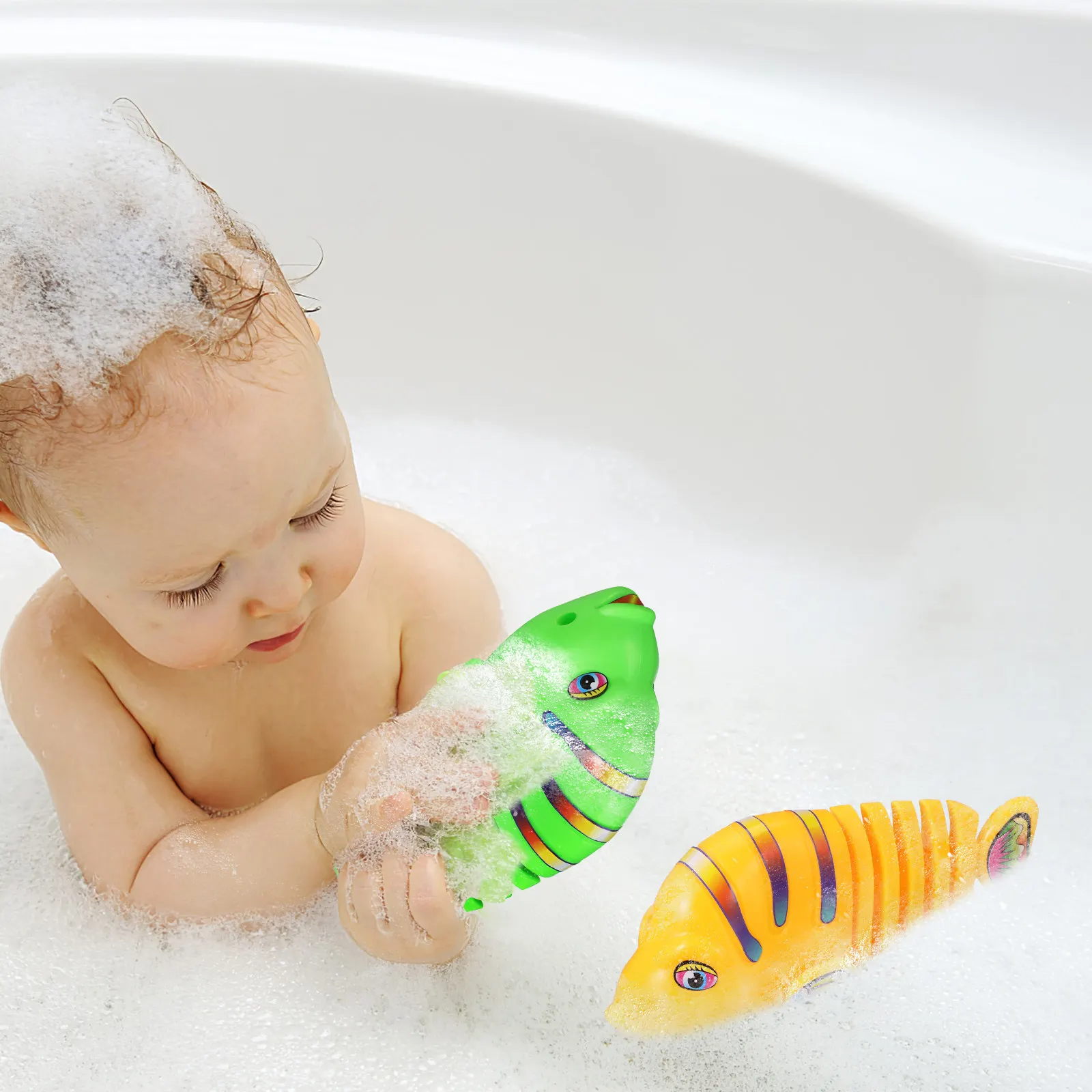 8Pcs Wind Up Swimming Fish Clockwork Bathtub Pool Party Favors Plastic Cartoon Fish Bath Plaything Water Bathing Fun
8Pcs Wind Up Swimming Fish Clockwork Bathtub Pool Party Favors Plastic Cartoon Fish Bath Plaything Water Bathing Fun