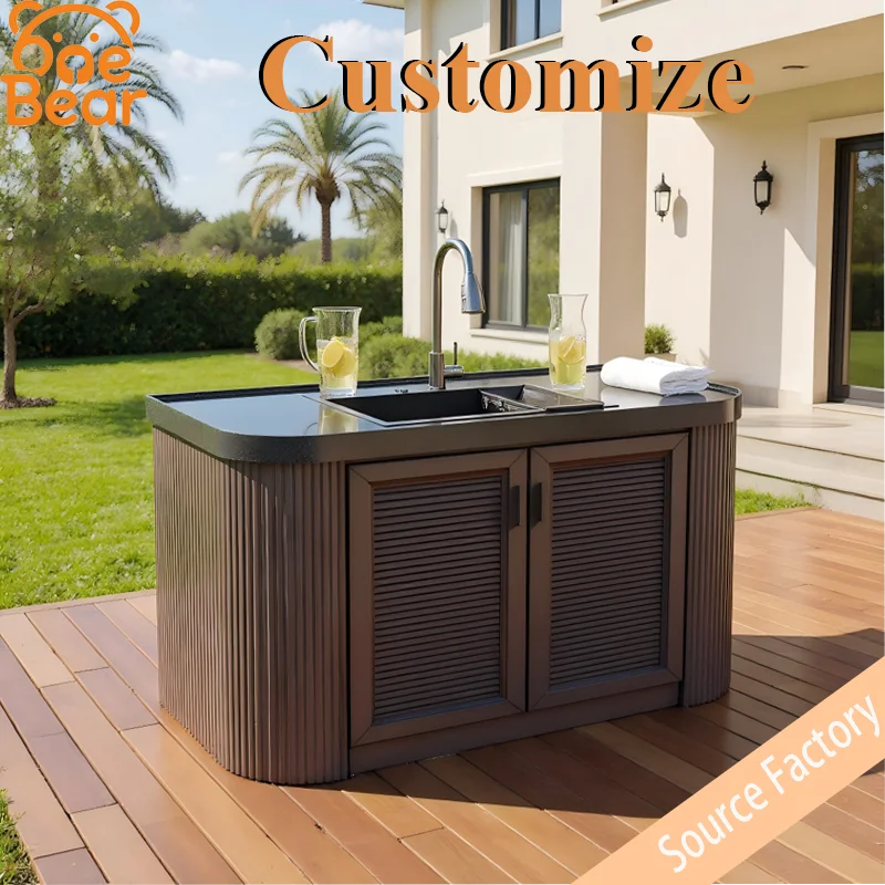 Black Gold Sand Marble Washbasin Outdoor Courtyard Work Table Outdoor Handwashing Basin Integrated Aluminum Alloy Island.
Black Gold Sand Marble Washbasin Outdoor Courtyard Work Table Outdoor Handwashing Basin Integrated Aluminum Alloy Island.