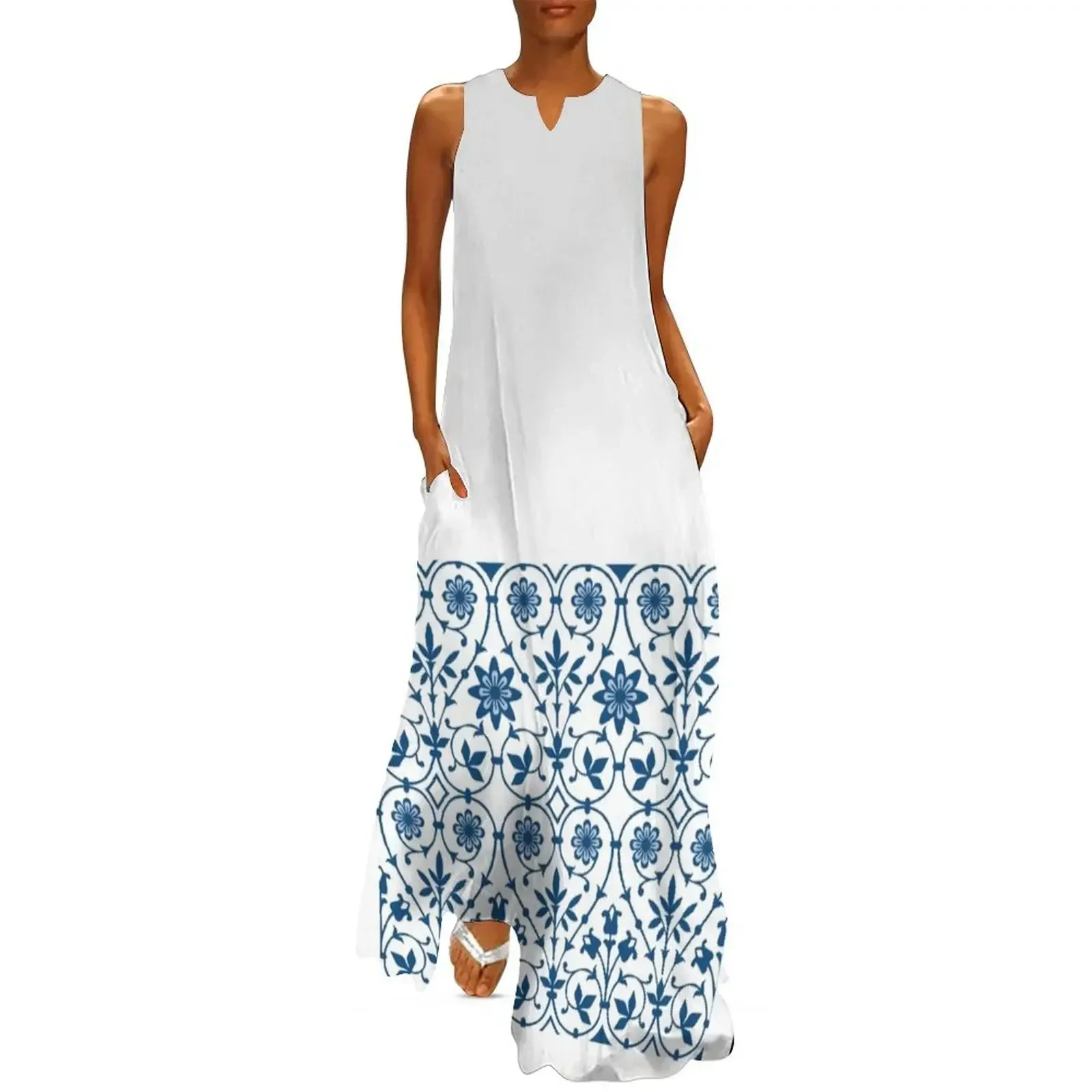 Portuguese Tiles Long Dress elegant chic wedding evening dresses dress for woman Summer skirt Dress
Portuguese Tiles Long Dress elegant chic wedding evening dresses dress for woman Summer skirt Dress