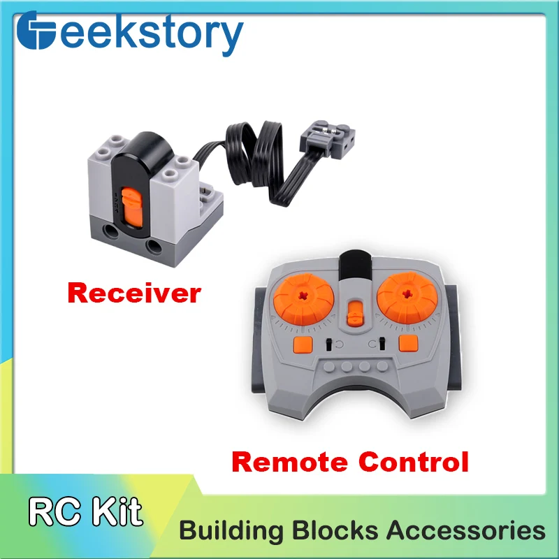 Technology PF Building Blocks Parts Infrared Receiver + Infrared Speed Remote Control Set Compatible With Legoeds Power Pack
Technology PF Building Blocks Parts Infrared Receiver + Infrared Speed Remote Control Set Compatible With Legoeds Power Pack