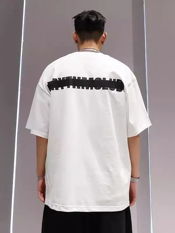 Heavyweight Pure Cotton Oversized 300 Pou Trendy Brand Simple Print ort Sve T-irt ex Summer Loose Casual round ...
Heavyweight Pure Cotton Oversized 300 Pou Trendy Brand Simple Print ort Sve T-irt ex Summer Loose Casual round ...