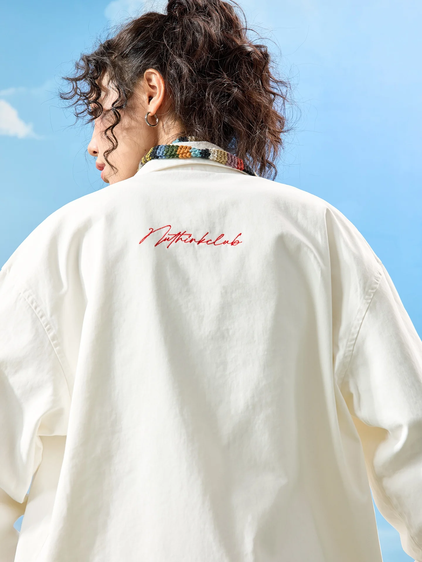 Nuthink American Sle Loose Fit Long Sve irt Embroidered Letter Men's Casual Breathable Cotton Autumn Winter New Arrival
Nuthink American Sle Loose Fit Long Sve irt Embroidered Letter Men's Casual Breathable Cotton Autumn Winter New Arrival