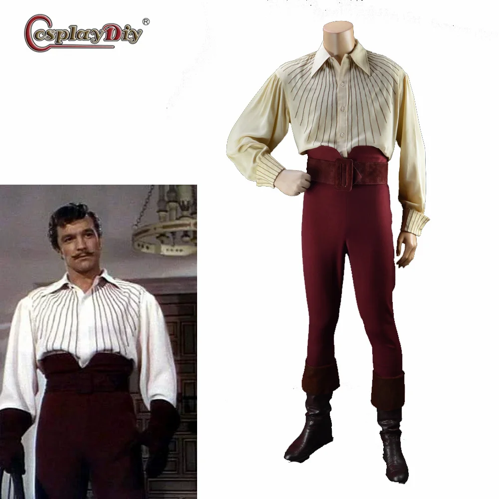 Movie The Pirate Serafin Cosplay Costume Men's Victorian Ball Wedding Tailcoat Medieval Party Costume Top Pants
Movie The Pirate Serafin Cosplay Costume Men's Victorian Ball Wedding Tailcoat Medieval Party Costume Top Pants