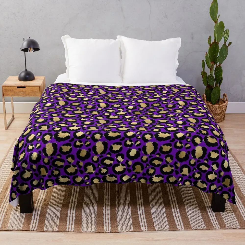 Purple Leopard Pattern Throw Blanket Vintage Plaid on the sofa Designers fluffy Blankets
Purple Leopard Pattern Throw Blanket Vintage Plaid on the sofa Designers fluffy Blankets