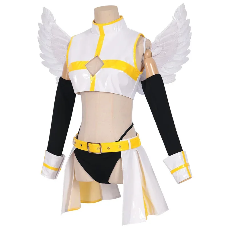 Ariel Aria Kisaki Cosplay Costume Skirt Top Set Anime 2.5 Dimensional Seduction Full Set Wings Sexy Leather Latex Halloween Suit
Ariel Aria Kisaki Cosplay Costume Skirt Top Set Anime 2.5 Dimensional Seduction Full Set Wings Sexy Leather Latex Halloween Suit