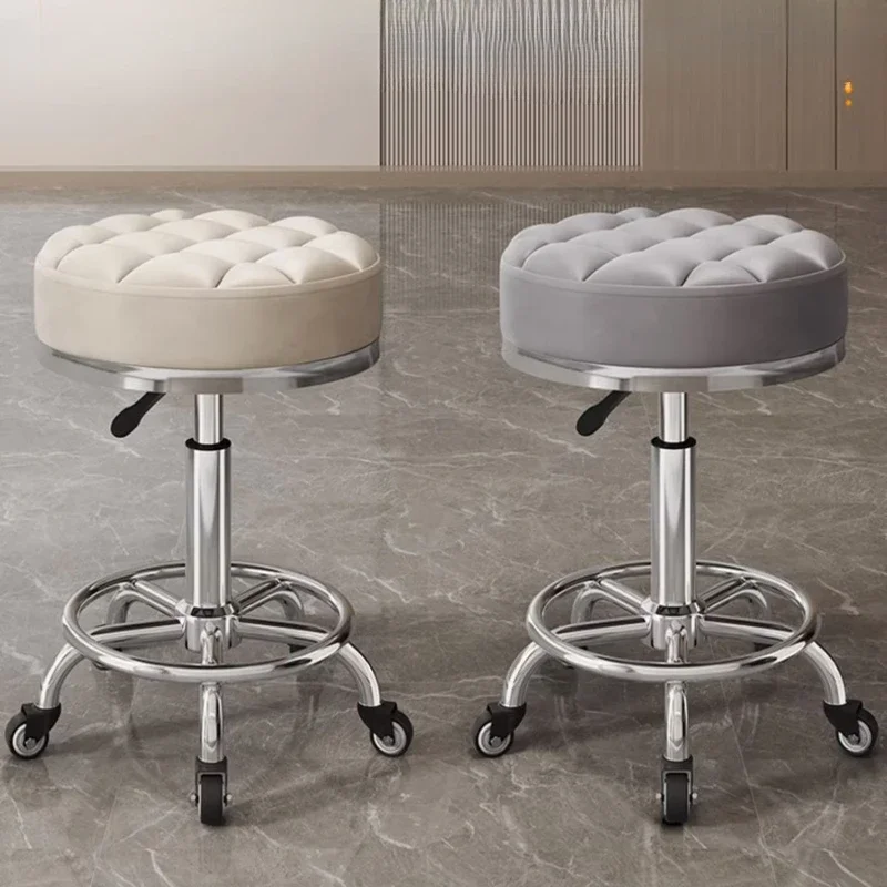 Hairdressing Salon Rolling Furniture Height Adjustable Chair Professional Beauty Stool Barber Chairs Nail Spa Work Sillas Swivel
Hairdressing Salon Rolling Furniture Height Adjustable Chair Professional Beauty Stool Barber Chairs Nail Spa Work Sillas Swivel