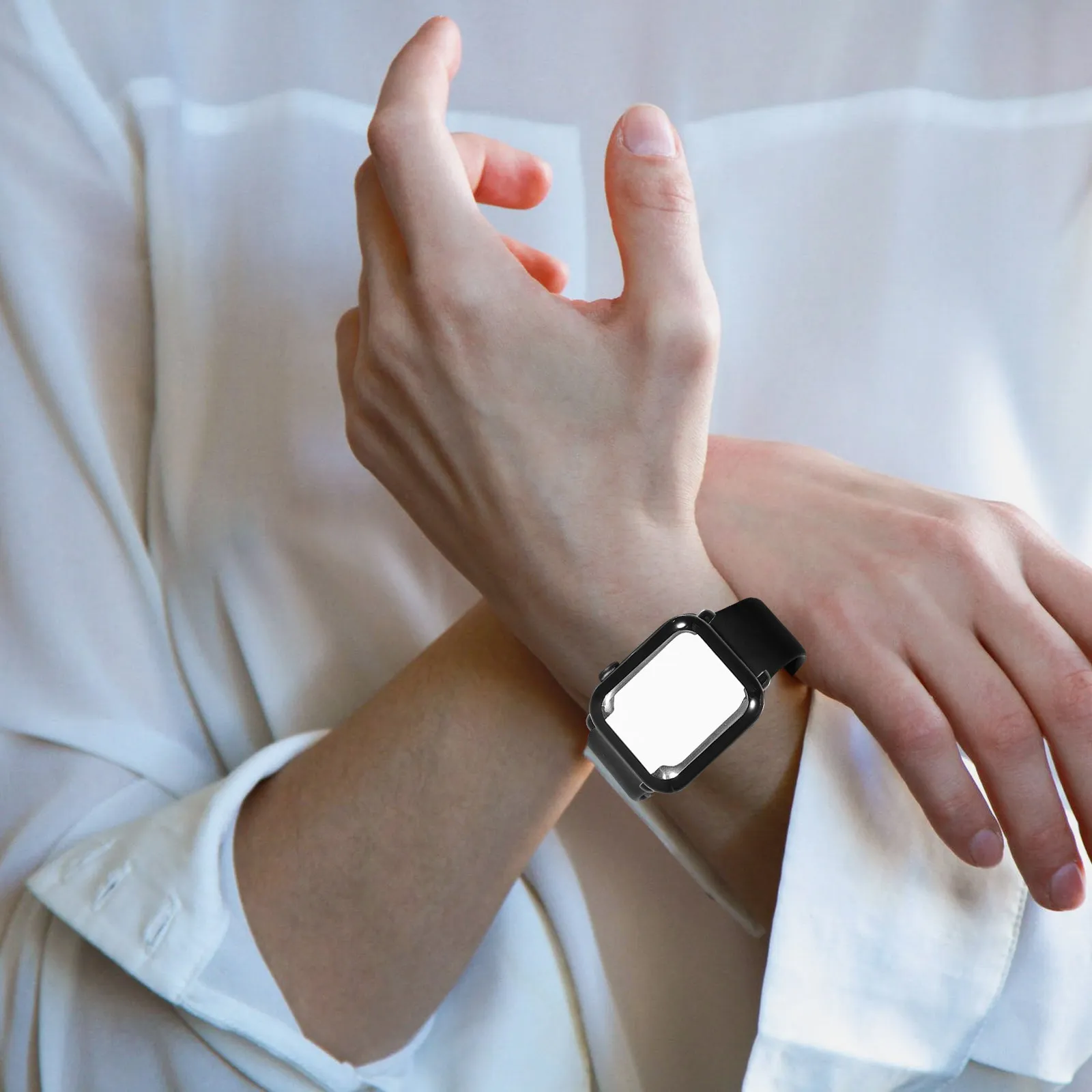 3Pcs Tpu Watch Shell Protective Install Disassemble Excellent Adaptability Perfect Fit for Smartwatch Diamond
3Pcs Tpu Watch Shell Protective Install Disassemble Excellent Adaptability Perfect Fit for Smartwatch Diamond