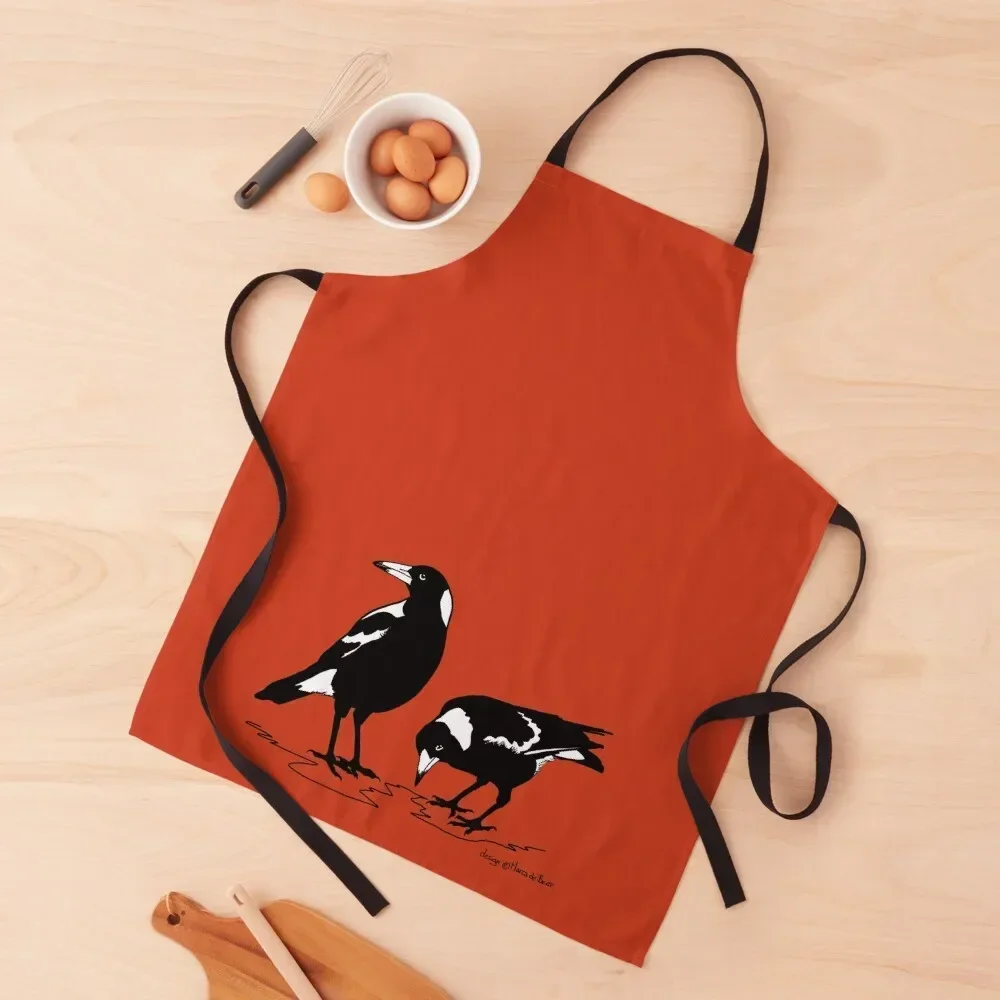 MAGPIES - australian magpie graphic art t-shirt Apron kitchen girl Chef Uniform Woman Apron
MAGPIES - australian magpie graphic art t-shirt Apron kitchen girl Chef Uniform Woman Apron