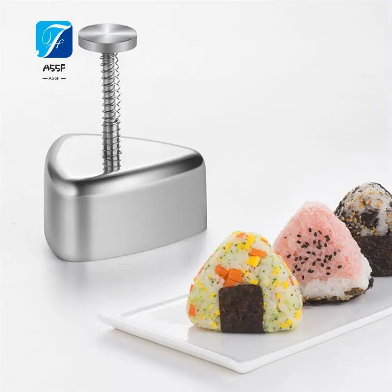 A55F-1 Pieces Onigiri Mold Stainless Steel Rice Ball Mold Sushi Maker Classic Triangle Musubi Mold For Kids Lunch Bento And Home
A55F-1 Pieces Onigiri Mold Stainless Steel Rice Ball Mold Sushi Maker Classic Triangle Musubi Mold For Kids Lunch Bento And Home