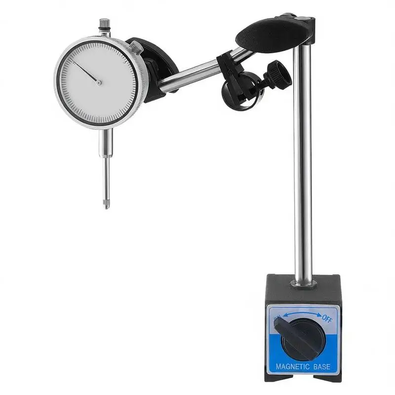 Lever Dial Gauge 0-1 inch Range For Machine Set-Up Lathe Alignment Component Inspection, 0.001 inch Accuracy Dual Rod Stand Storage Case Included Fine Adjustable Long Arm Non-Magnetic Centering Rods Narrow Area Measurement Tools
Lever Dial Gauge 0-1 inch Range For Machine Set-Up Lathe Alignment Component Inspection, 0.001 inch Accuracy Dual Rod Stand Storage Case Included Fine Adjustable Long Arm Non-Magnetic Centering Rods Narrow Area Measurement Tools