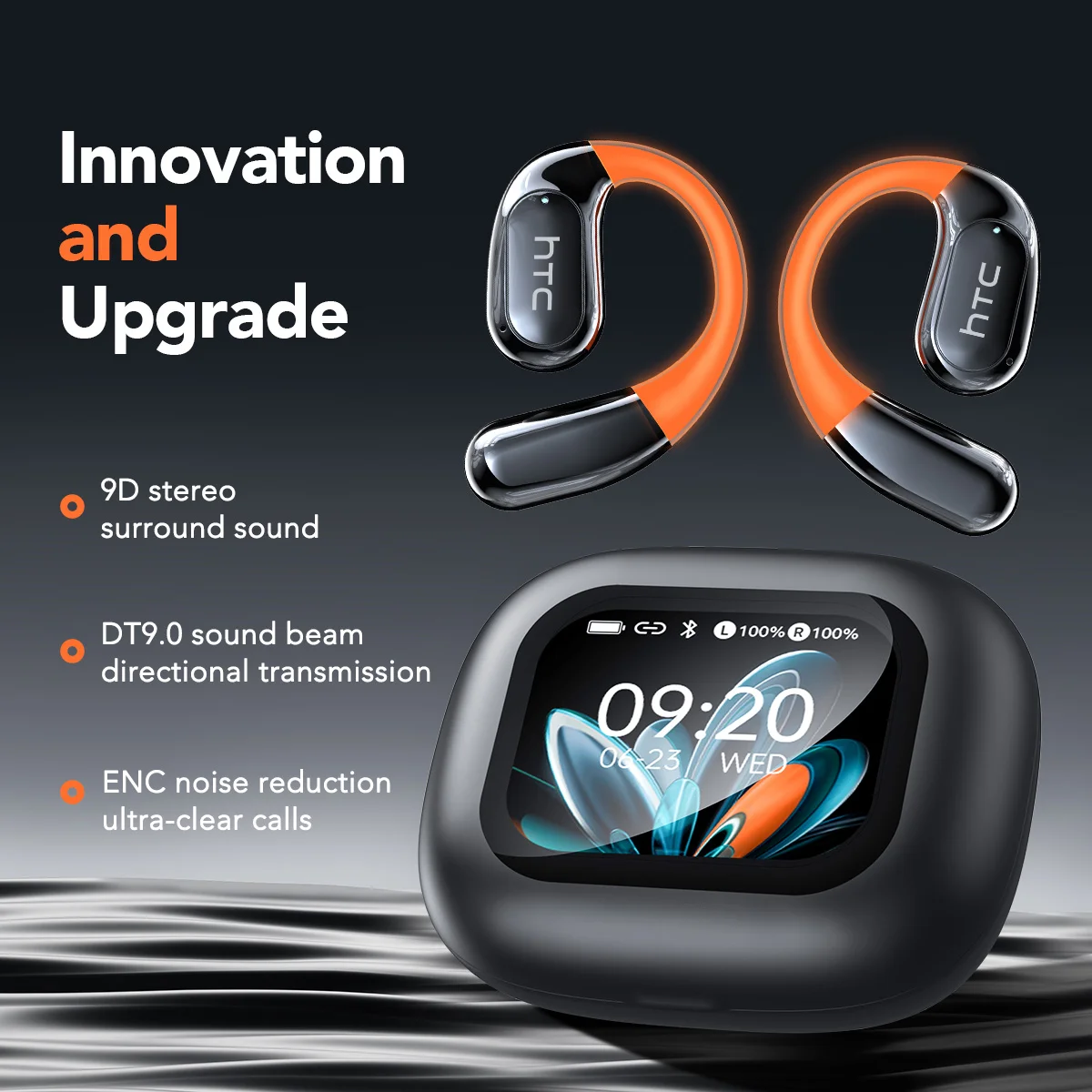 Bluetooth Wireless Headset HTC NE27 AI Real-Time Language Translator Earbuds Ear Hook Touch LCD Display ENC 2026 Choice
Bluetooth Wireless Headset HTC NE27 AI Real-Time Language Translator Earbuds Ear Hook Touch LCD Display ENC 2026 Choice