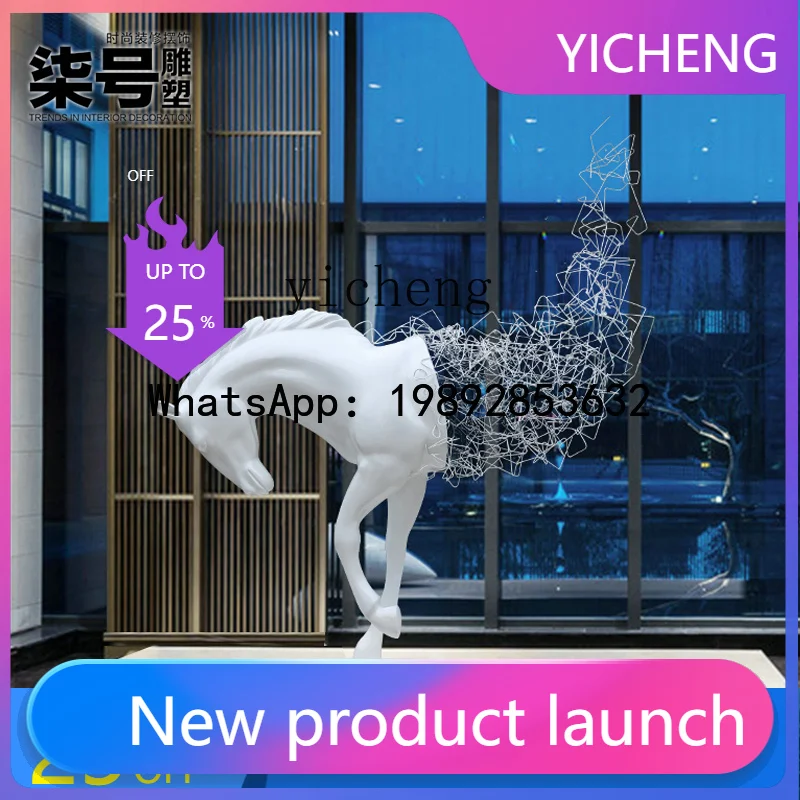 B1 B1 Abstract Horse Head Sculpture Ornament Hotel Villa Outdoor Large Floor Lucky Decorative Art
B1 B1 Abstract Horse Head Sculpture Ornament Hotel Villa Outdoor Large Floor Lucky Decorative Art