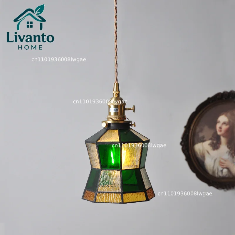 Industrial style Mediterranean retro ins wind glass Dining Room Bedroom Homestaybed warm retro nostalgia small chandelier
Industrial style Mediterranean retro ins wind glass Dining Room Bedroom Homestaybed warm retro nostalgia small chandelier