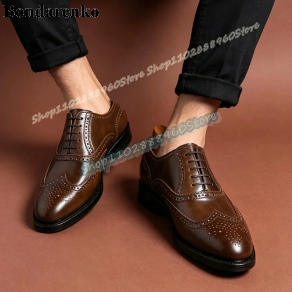 Trending Brown Leather Cross Tied Business Men Pumps Flats Dress Shoes For Men Slip On Banquet Fashionable 2026 Runway Men Pumps
Trending Brown Leather Cross Tied Business Men Pumps Flats Dress Shoes For Men Slip On Banquet Fashionable 2026 Runway Men Pumps