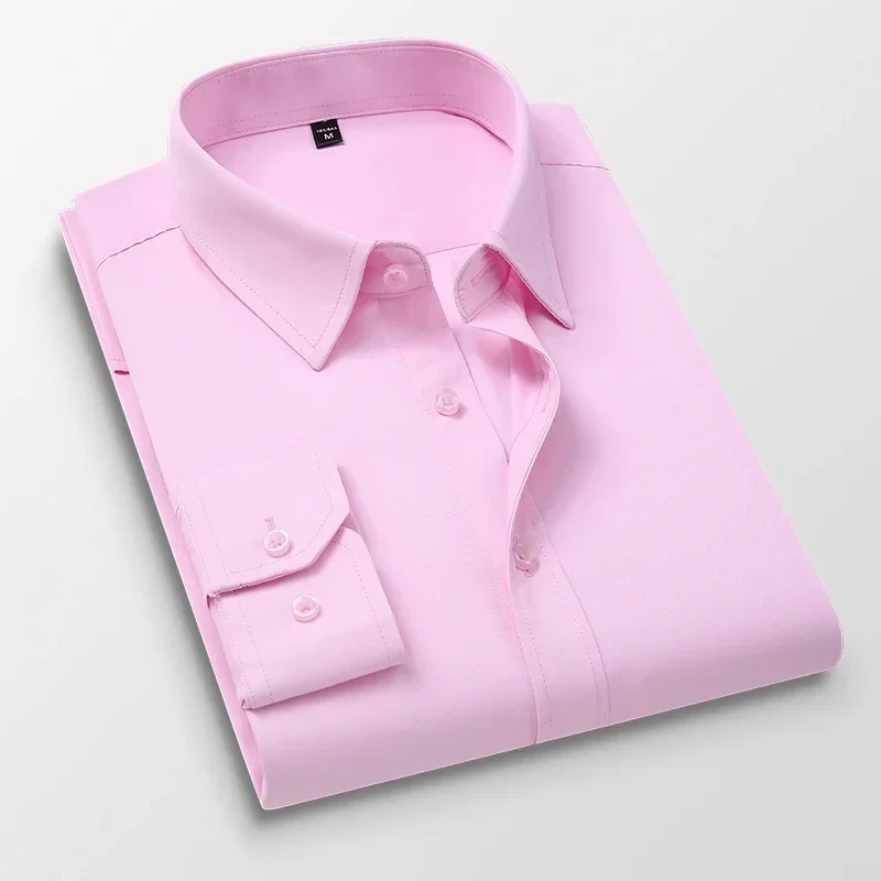 Men Autumn winter Solid Color Business Long Sleeve Shirt Fashion Slim Work Shirt Male Brand Casual Clothes Large size tops S-8XL
Men Autumn winter Solid Color Business Long Sleeve Shirt Fashion Slim Work Shirt Male Brand Casual Clothes Large size tops S-8XL