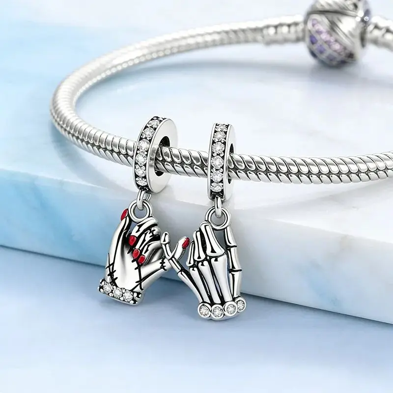 Серебряные креативные шармы 925 пробы: бусины-фиксаторы для пальцев, подвески, подходят для оригинальных браслетов и ожерелий, для самостоятельного изготовления украшений, модные подарки для вечеринок
Серебряные креативные шармы 925 пробы: бусины-фиксаторы для пальцев, подвески, подходят для оригинальных браслетов и ожерелий, для самостоятельного изготовления украшений, модные подарки для вечеринок