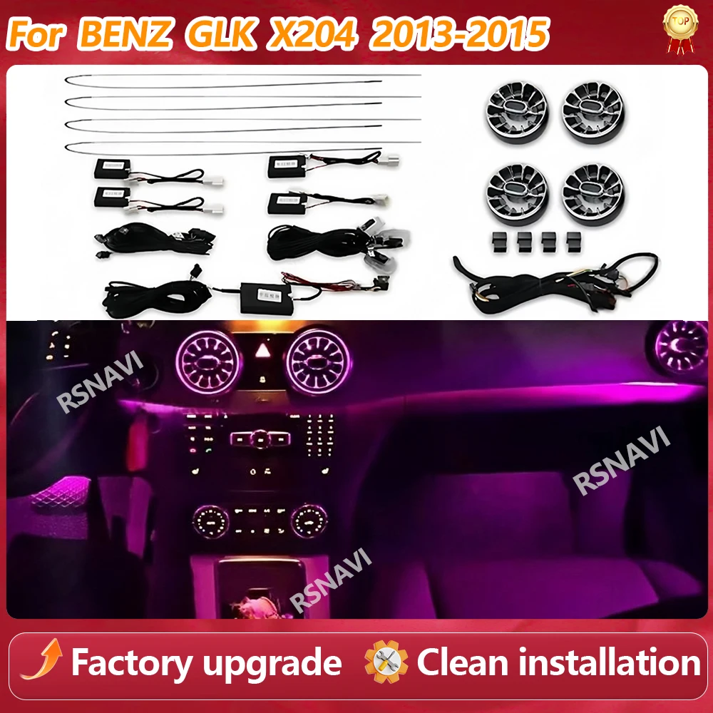 For Mercedes Benz GLK X204 2013-2015 | 64 Colors Turbine Air Vent LED Ambient Light Interior Dashboard Atmosphere Lamp
For Mercedes Benz GLK X204 2013-2015 | 64 Colors Turbine Air Vent LED Ambient Light Interior Dashboard Atmosphere Lamp